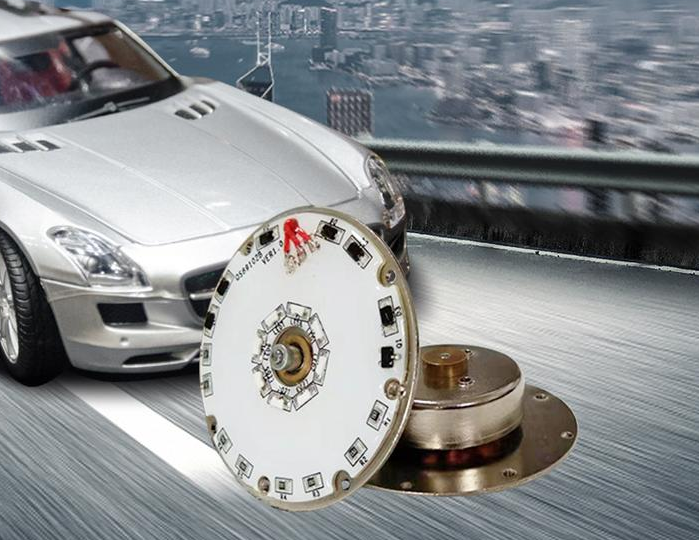 定制自觉电磁悬浮轮毂灯发机电